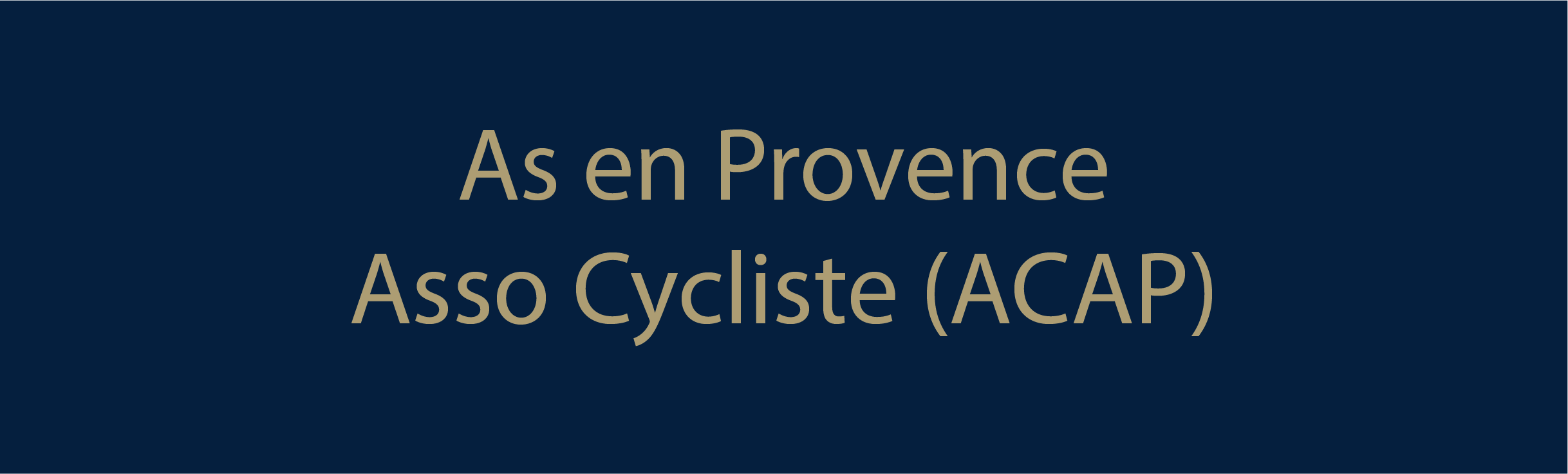 Association Cycliste des As en Provence (ACAP) 